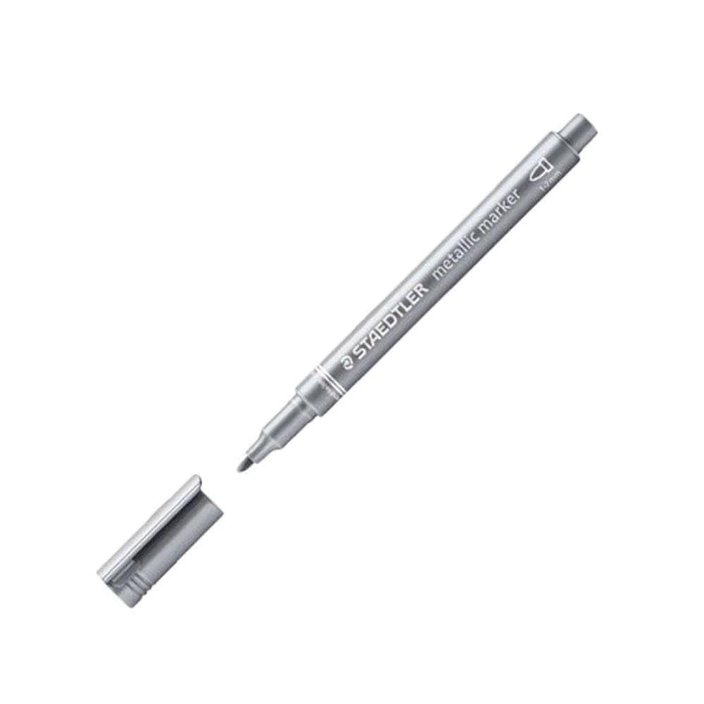 シルバー　ペン Amazon.co.jp: ステッドラー メタリックマーカーペン シルバー